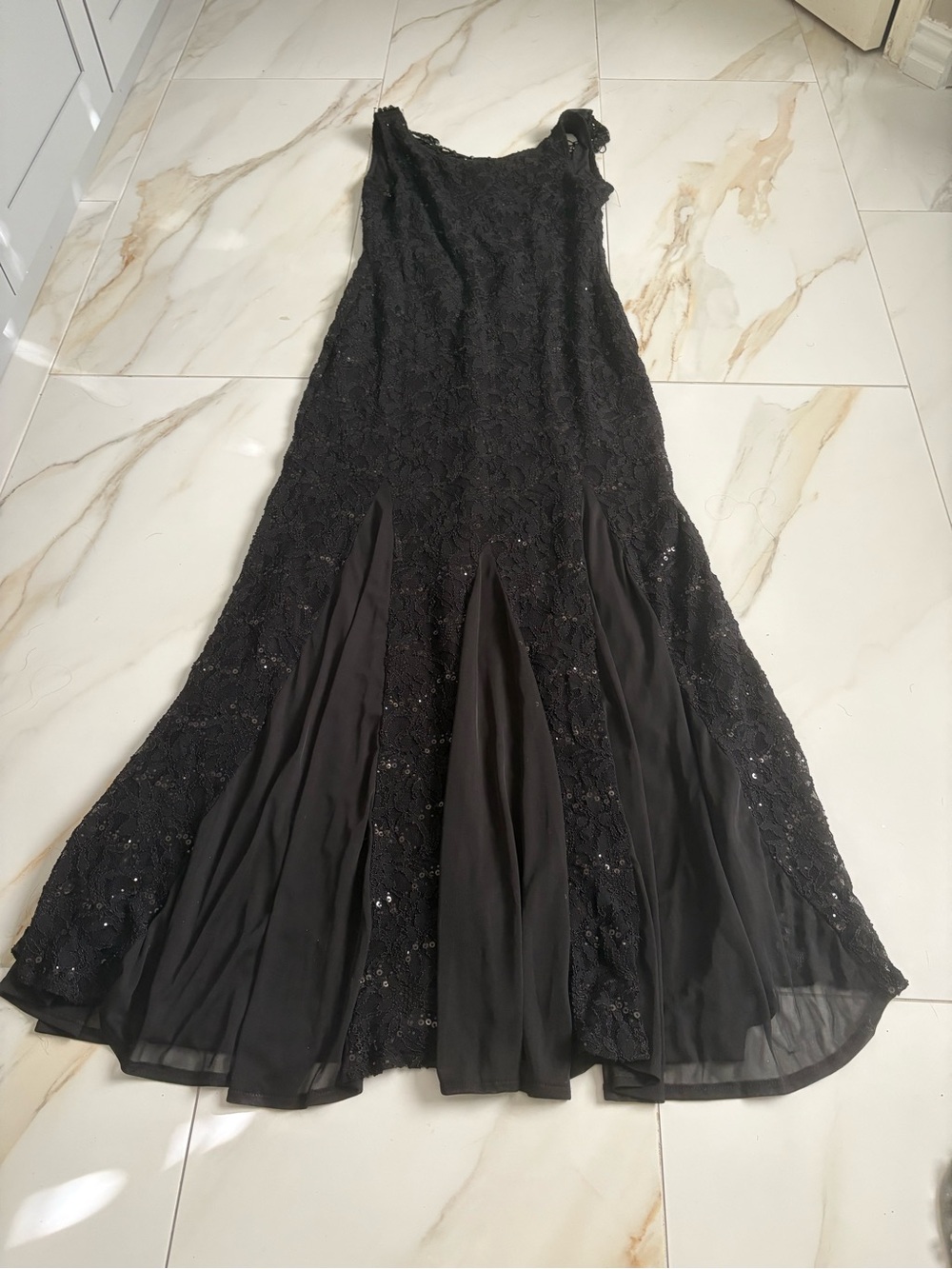 Jump Black Sequin Lace Dress